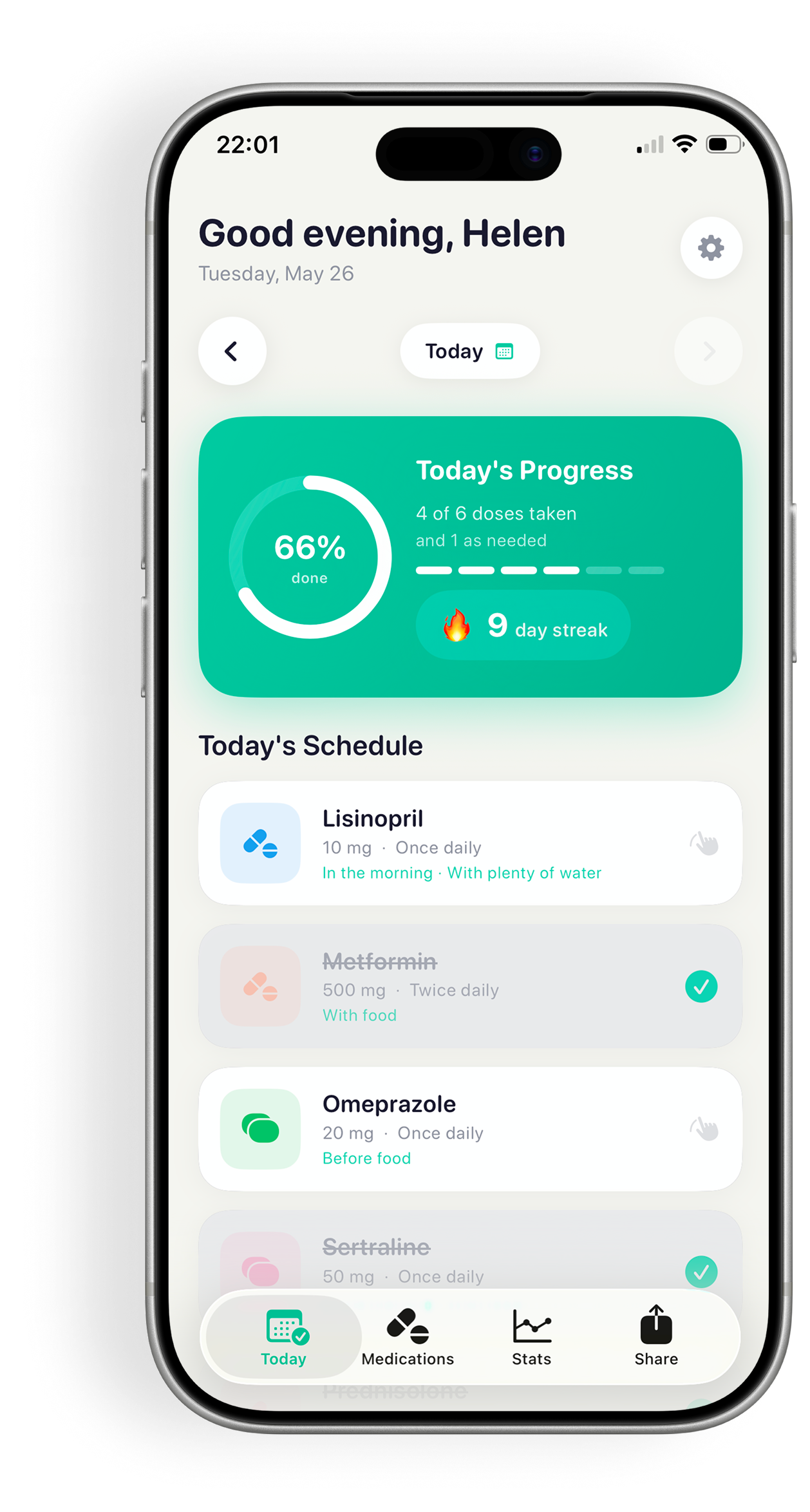 Dose Deck app screenshot